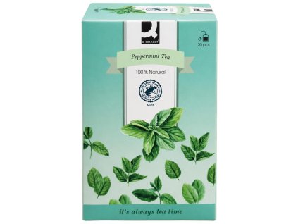 Čaj Q-CONNECT bylinný Peppermint HB 20 x 1,5g