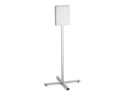 Stojan Info Stand A4, exteriérový, strieborný
