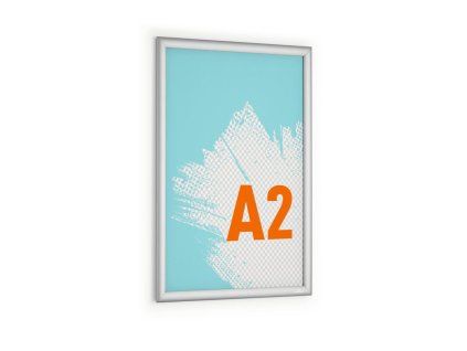 Klaprám, hlinníkový A2 strieborný, exteriérový