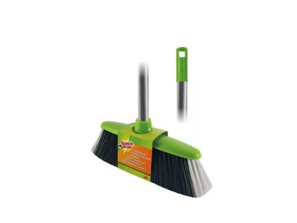 Metla interiérová s násadou Scotch-Brite, 120 cm