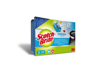 Hubka Scotch-Brite Fresh Nail Saver Scrub Dots na jemné povrchy 2 ks