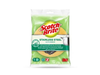 Drôtenka nerezová Scotch-Brite s penovým úchopom, 1 ks