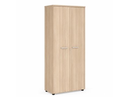 Šatníková skriňa s vešiakovou tyčou BASIC, 80x60x182cm, agát svetlý