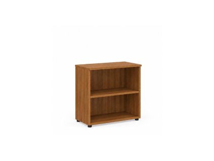Policová skriňa BASIC, otvorená, 80x40x76,5cm, orech Dijon