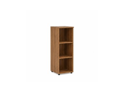 Policová skriňa BASIC, otvorená, 40x40x111,7cm, orech Dijon