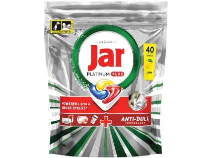 JAR tablety do umývačky riadu Platinum Plus Lemon 40ks