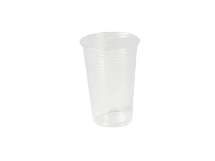 Poháre plastové 300 ml priehľadné (100 ks)