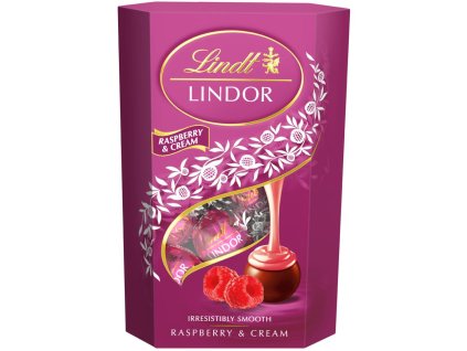 Lindt pralinky Lindor malina a smotana 200g
