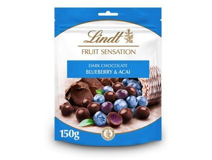 Lindt pralinky Sensation Fruit horké s čučoriedkou a acai 150g