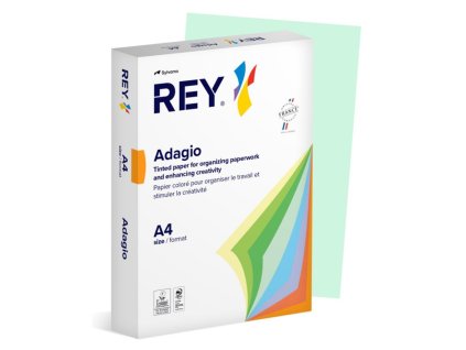 Farebný papier REY ADAGIO 81 pastelovo zelený 80g
