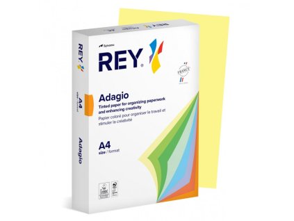 Farebný papier REY ADAGIO 49 pastelový žltý 160g