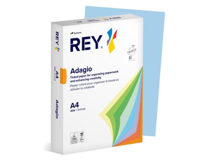 Farebný papier REY ADAGIO 01 pastelový modrý 160g