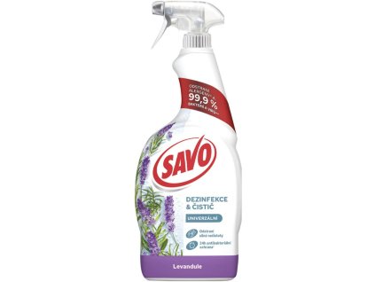 Savo dezinfekčný čistič s rozprašovačom Levanduľa 700 ml