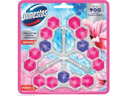 Domestos WC blok závesny Power 5 Magnolia 3x50g