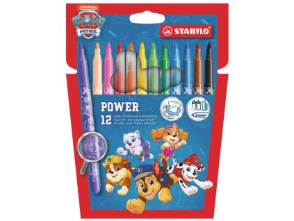 Sada popisovačov STABILO power Paw Patrol 12ks