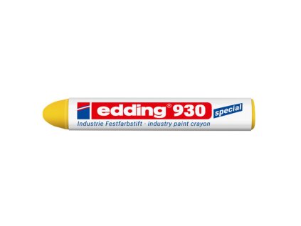 Priemyselný voskový popisovač edding 930 žltý