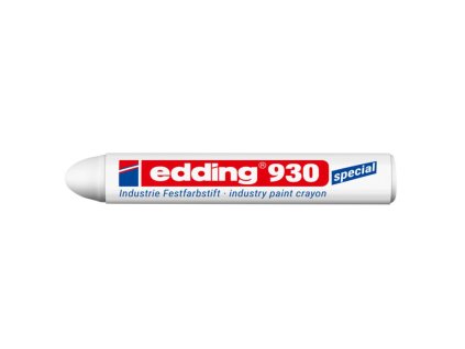 Priemyselný voskový popisovač edding 930 biely