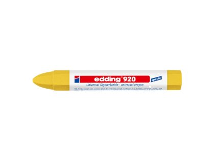 Univerzálny voskový popisovač edding 920 žltý 12 ks