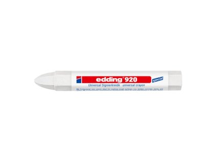 Univerzálny voskový popisovač edding 920 biely 12 ks