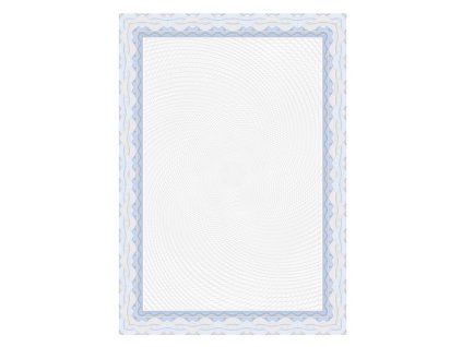 Certifikačný papier APLI A4 modrý, 115g, 25 hárkov