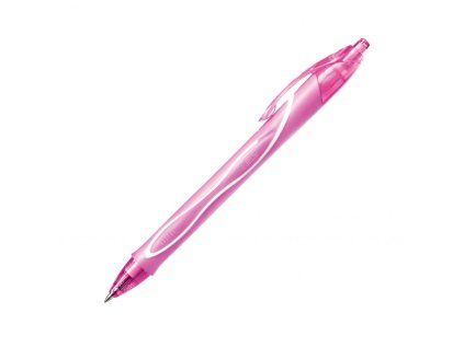 Gélové pero Bic Gelocity Quick Dry ružové