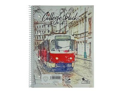Blok College Notes A5 50 listov linajkový