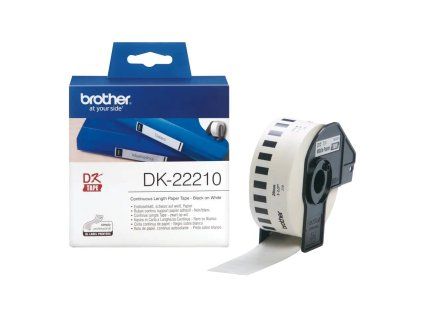 Samolepiace etikety Brother DK22210 29 mm x 30,48 m