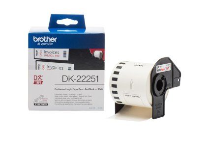 Samolepiace etikety Brother DK-22251, 62 mm x 15,24 m