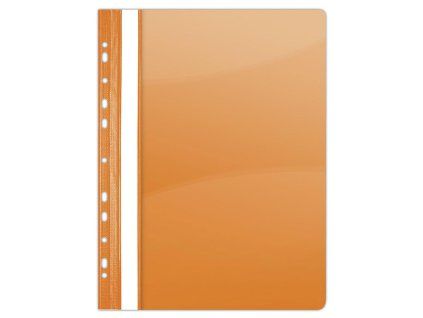 Rýchloviazač PVC s eurodierovaním DONAU lesklý oranžový
