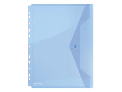 Plastový obal A4 s cvočkom a eurodierovaním DONAU modrý