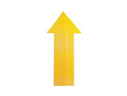 Podlahové značenie ŠÍPKA žlté 10ks