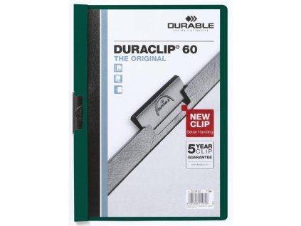 Obal s klipom DURACLIP Original 60 tmavozelený