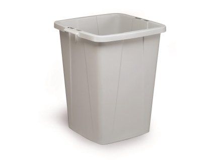Veľkokapacitný plastový kôš DURABIN 90 ℓ sivý