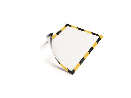 Panel DURAFRAME MAGNETIC SECURITY A4 žlto-čierny