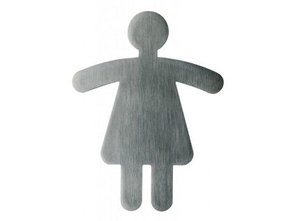 Piktogram WC dámy tvarované