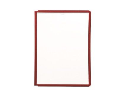 Katalógový panel SHERPA A4 červený