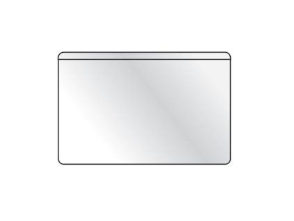 Samolepiace vrecko vizitkové s otvorom zhora DURABLE 94x61mm 100ks