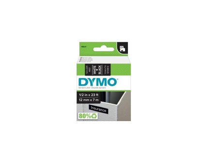 Samolepiaca páska Dymo D1 12 mm čierna/biela