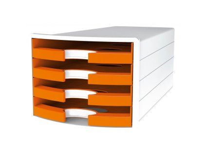 Zásuvkový box IMPULS otvorený oranžový