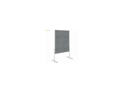 Moderačná tabuľa plstená 150x120 cm ECONOMY sivá neskl.