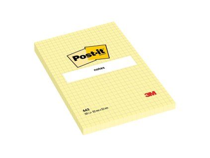 Samolepiaci bloček Post-it 102x152 žltý štvorčekový