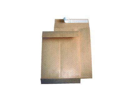Taška B4 s X dnom a textilnou výstužou 100g, 250 x 353 mm hnedá