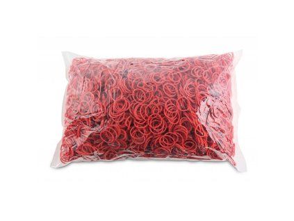 Gumičky Office Products 20mm 1kg červené