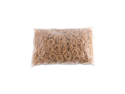 Gumičky Office Products 40mm 1kg prírodná farba