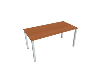 Pracovný stôl Uni, 160x75,5x80 cm, čerešňa/sivá
