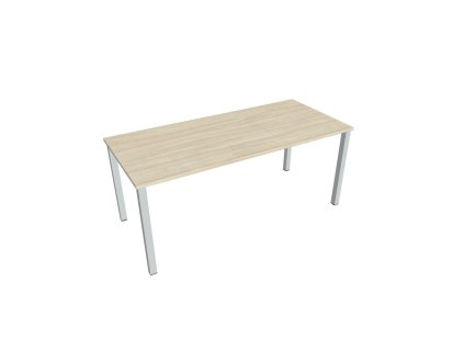 Rokovací stôl Uni, 180x75,5x80 cm, agát/sivá