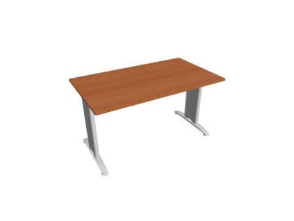 Rokovací stôl Flex, 140x75,5x80 cm, čerešňa/kov