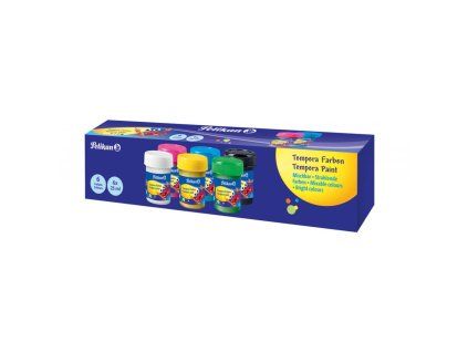 Temperové farby Pelikan, 6 x 25ml