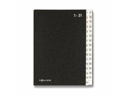 Pultová triediaca kniha 1-31 PAGNA