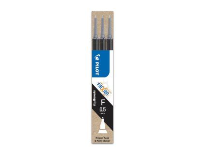 Náhradná náplň do gumovacieho rollera PILOT Frixion Point 0,5 mm čierna 3ks